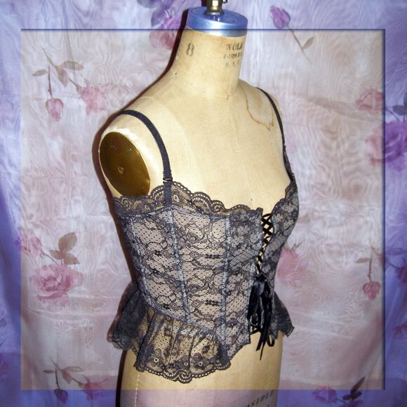 RARE New size L Victoria's Secret lace Bustier - Picture 1 of 16